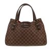 Sac à main Louis Vuitton  Griet Mirage en toile damier ébène et cuir marron - Detail D4 thumbnail