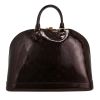 Borsa Louis Vuitton  Alma modello grande  in pelle verniciata monogram plum - Detail D4 thumbnail