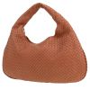 Sac à main Bottega Veneta  Veneta en cuir intrecciato rose - 00pp thumbnail