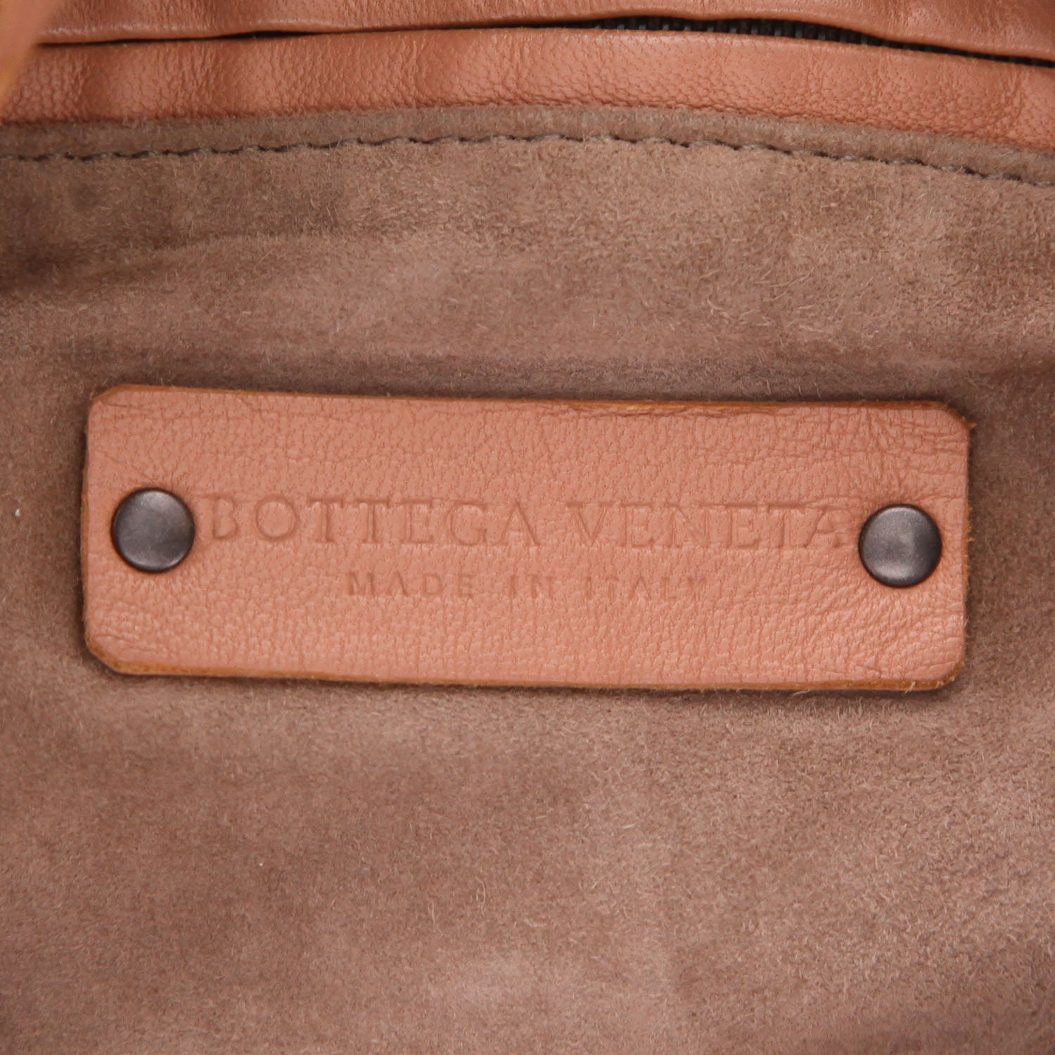 Borsa Bottega Veneta  Veneta in pelle intrecciata rosa - Detail D2