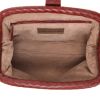 Bottega Veneta  The Lauren pouch  in burgundy intrecciato leather - Detail D3 thumbnail