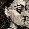 Pablo Picasso (1881-1973), Buste au corsage à carreaux - 1958 - Detail D2 thumbnail