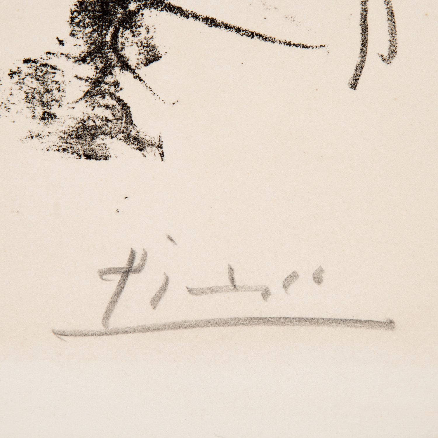 Pablo Picasso (1881-1973), Buste au corsage à carreaux - 1958 - Detail D3