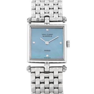 Montre Van Cleef & Arpels Classique en acier Ref: Van Cleef & Arpels - 522642  Vers 1990