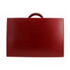 Hermès  Vintage suitcase  in burgundy box leather - Detail D6 thumbnail