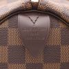 Bolso de mano Louis Vuitton  Speedy 35 en lona a cuadros ébano y cuero marrón - Detail D2 thumbnail