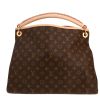 Borsa Louis Vuitton  Artsy modello medio  in tela monogram marrone e pelle naturale - Detail D4 thumbnail