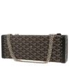 Goyard  Saint Honoré Trunk handbag/clutch  Goyard canvas  and black leather - 00pp thumbnail