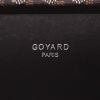 Goyard  Saint Honoré Trunk handbag/clutch  Goyard canvas  and black leather - Detail D2 thumbnail