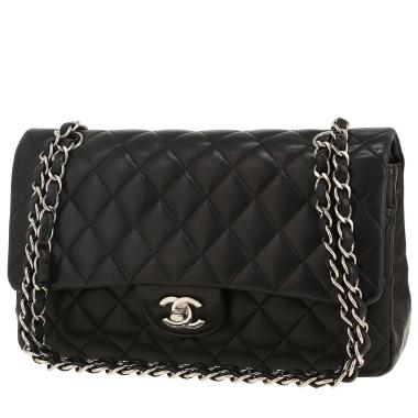 Bolso de mano Chanel  Timeless Classic en cuero acolchado negro
