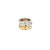 Bague Pomellato Tubolare grand modèle en or jaune, or blanc et diamants - 360 thumbnail