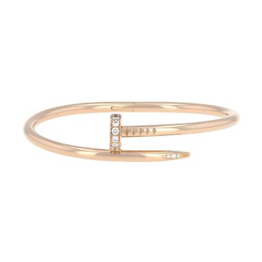 Bracciale Cartier Juste un clou in oro rosa e diamanti