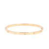 Cartier Love small model bracelet in pink gold, size 17 - 360 thumbnail