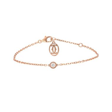 Bracciale Cartier Cartier d'Amour modello piccolo in oro rosa e diamante