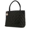 Bolso de mano Chanel  Medaillon en cuero granulado acolchado negro - 00pp thumbnail