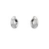 Chaumet Anneau hoop earrings in white gold - 00pp thumbnail