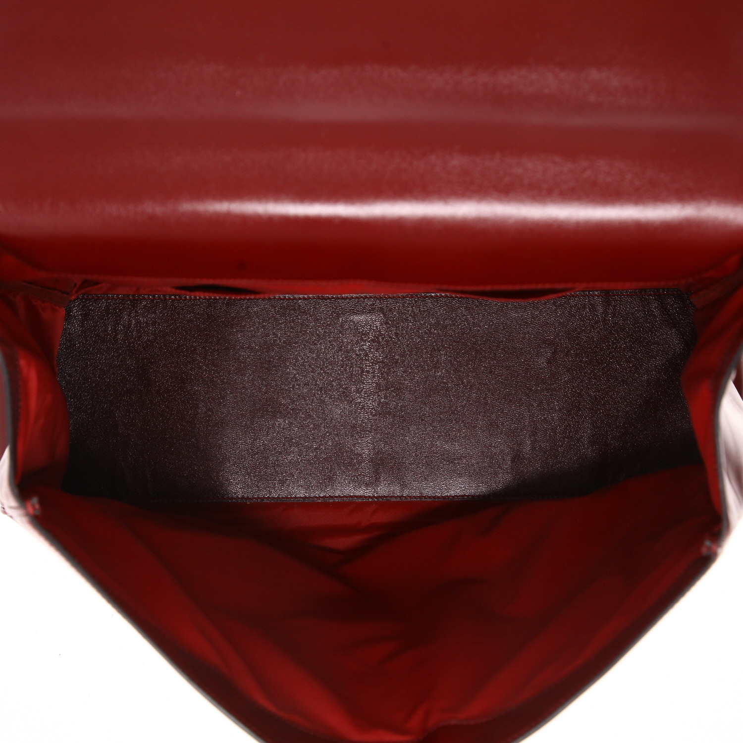 Borsa Hermès Danube in pelle box bordeaux - Detail D3