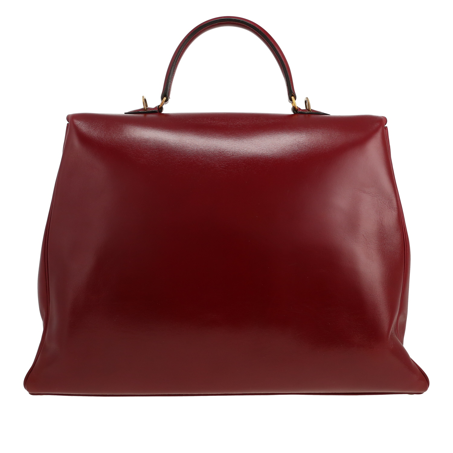 Borsa Hermès Danube in pelle box bordeaux - Detail D4