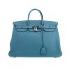 Sac à main Hermès  Birkin 40 cm en cuir togo bleu-jean - 360 thumbnail