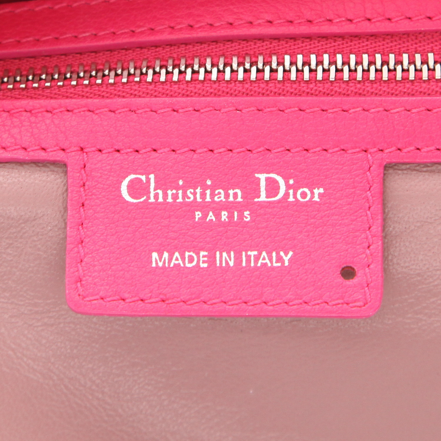 Borsa Dior  Diorling in pelle rosa - Detail D2