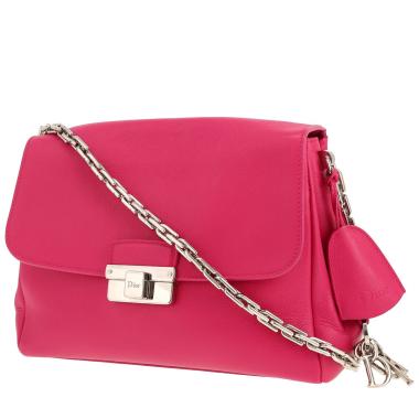 Sac à main Dior  Diorling en cuir rose