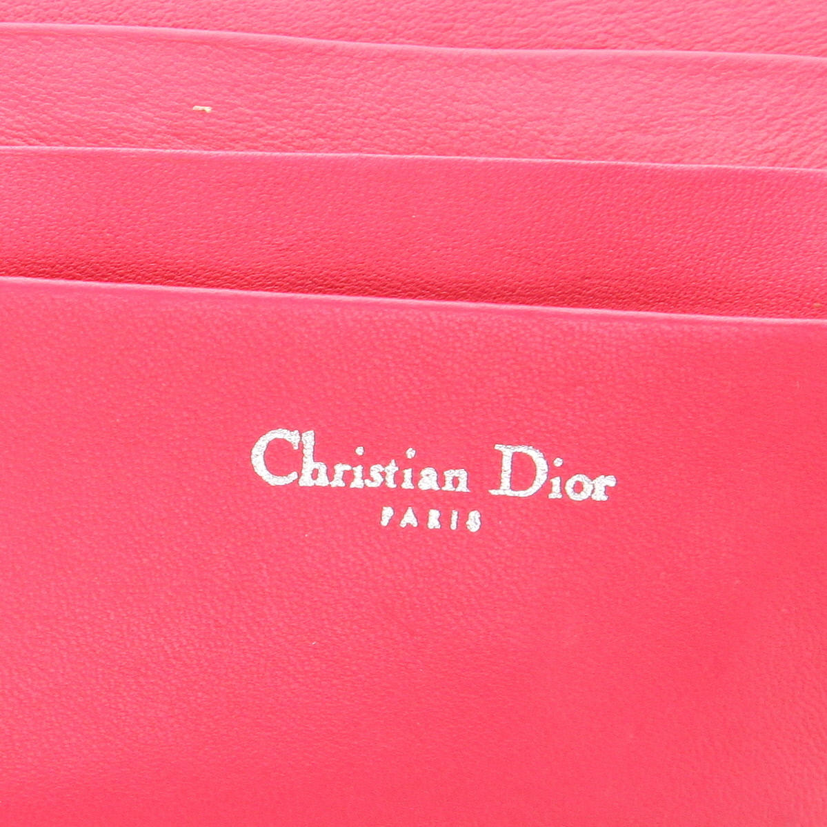 Dior Miss Dior Promenade shoulder bag in pink leather cannage - Detail D2