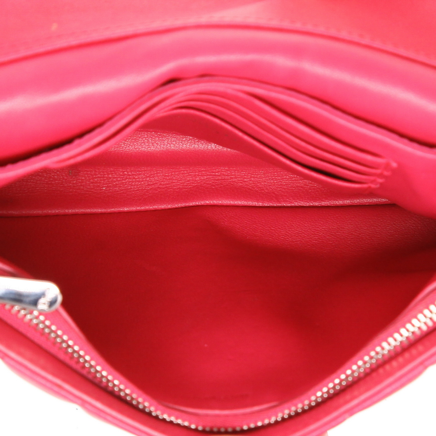 Dior Miss Dior Promenade shoulder bag in pink leather cannage - Detail D3