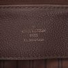 Louis Vuitton  Audacieuse bag worn on the shoulder or carried in the hand  in brown empreinte monogram leather  and brown Veau velours - Detail D2 thumbnail