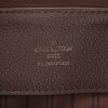Sac porté épaule ou main Louis Vuitton  Audacieuse en cuir monogram empreinte marron et Veau velours marron - Detail D2 thumbnail