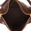 Bolso para llevar al hombro o en la mano Louis Vuitton  Audacieuse en cuero monogram huella marrón y Veau velours marrón - Detail D3 thumbnail