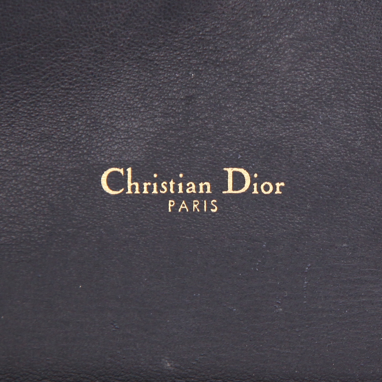 Dior  Pochette Saddle shoulder bag  in blue monogram canvas Oblique - Detail D2