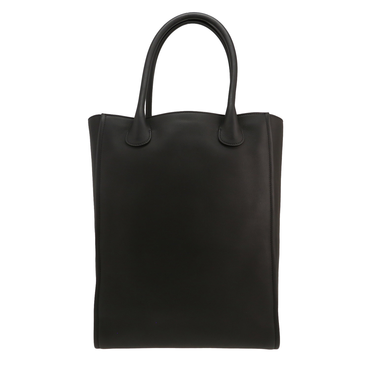 Shopping bag Chloé Joyce in pelle nera - Detail D4