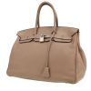 Hermès  Birkin 35 cm handbag  in tourterelle grey togo leather - 00pp thumbnail