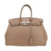 Hermès  Birkin 35 cm handbag  in tourterelle grey togo leather - 360 thumbnail