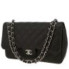 Bolso bandolera Chanel  Timeless Jumbo en cuero granulado acolchado negro - 00pp thumbnail