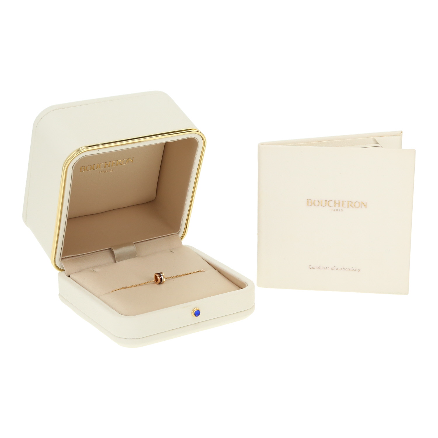 Brazalete Boucheron Quatre Classique de 3 oros, diamante y PVD