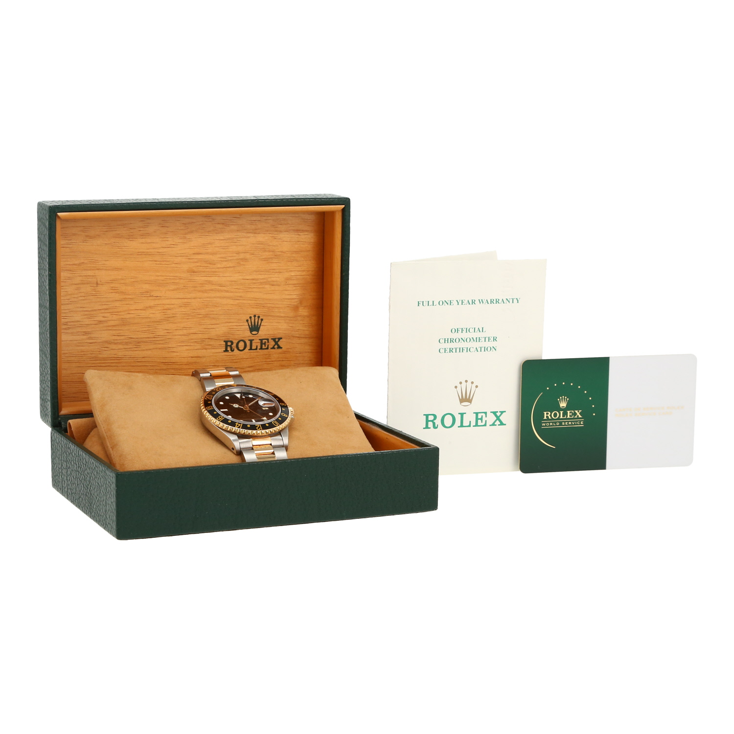 Montre Rolex GMT-Master II en or et acier Ref: Rolex - 16713  Vers 1993 - Detail D2