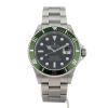 Montre Rolex Submariner Date "Kermit - Mark VIII - Pointed Four" en acier Ref: Rolex - 16610T  Vers 2007 - 360 thumbnail