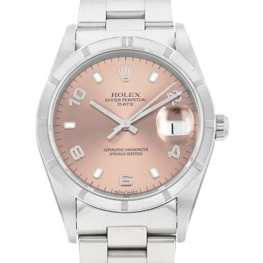 Rolex Oyster Perpetual Date  in stainless steel Ref: Rolex - 15210  Circa 2000