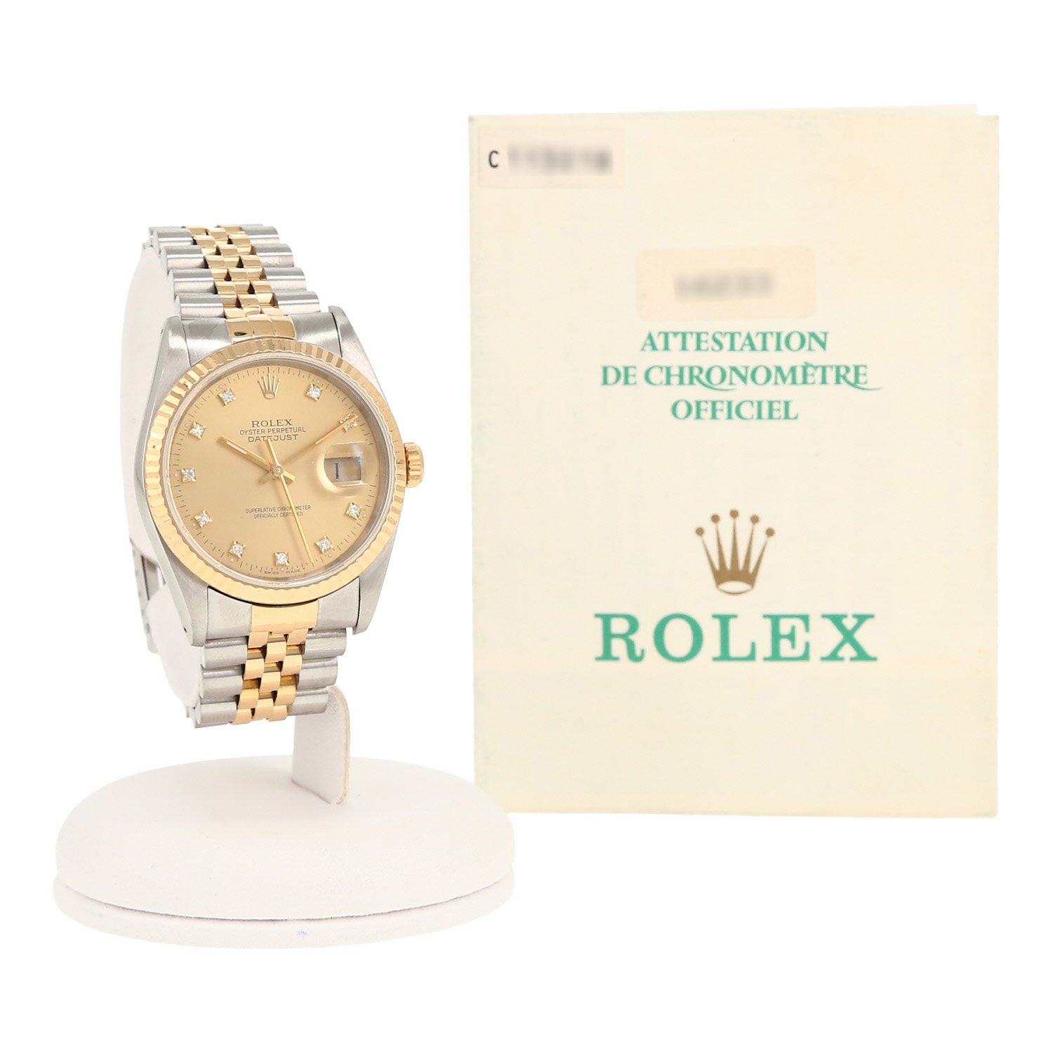 Orologio Rolex Datejust in oro e acciaio Ref: Rolex - 16233  Circa 1992 - Detail D2