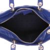 Dior  Lady Dior large model  handbag  in blue leather cannage - Detail D3 thumbnail
