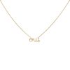 Collier Dior Oui en or jaune et diamant - 00pp thumbnail