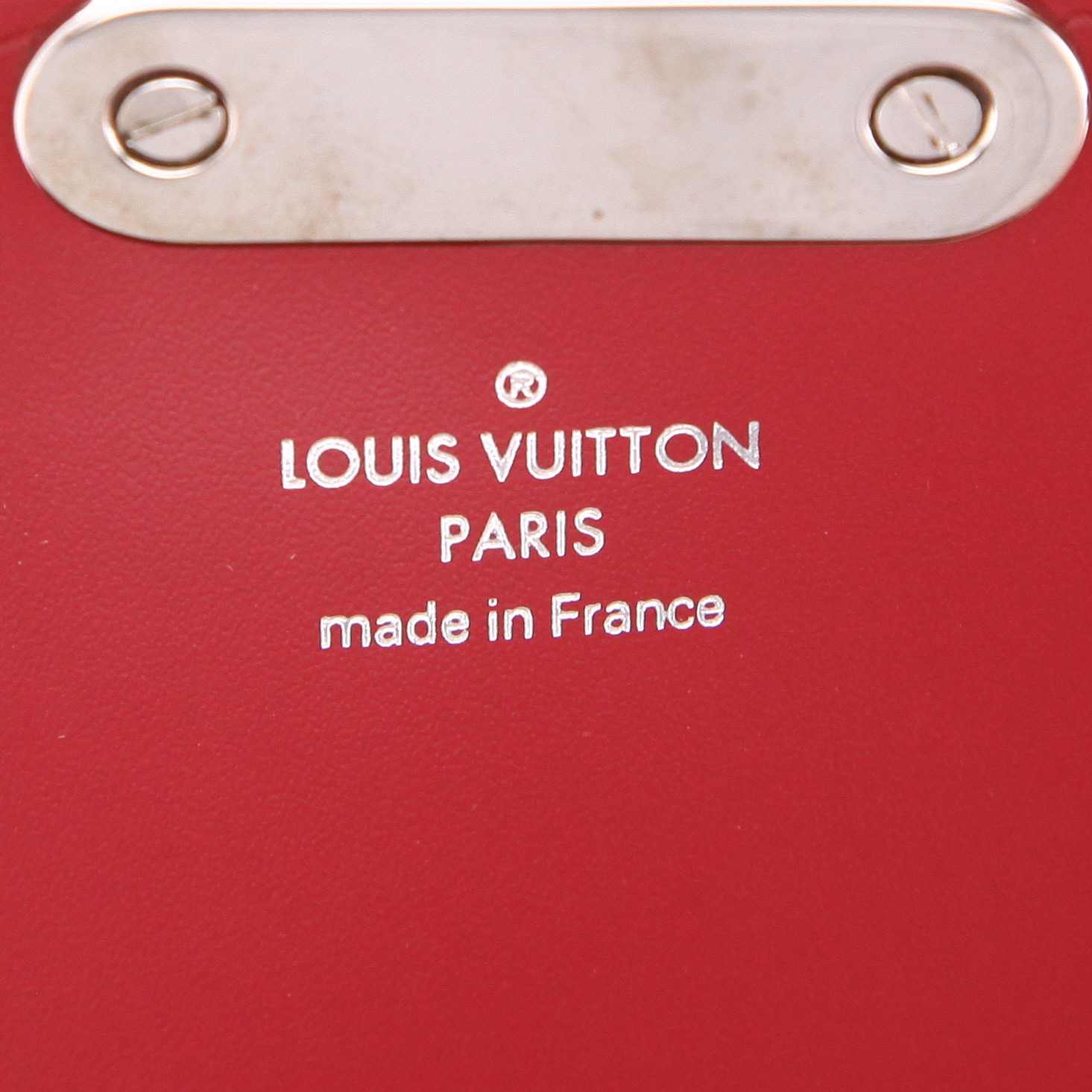 Louis Vuitton  Eden handbag  in red epi leather - Detail D2