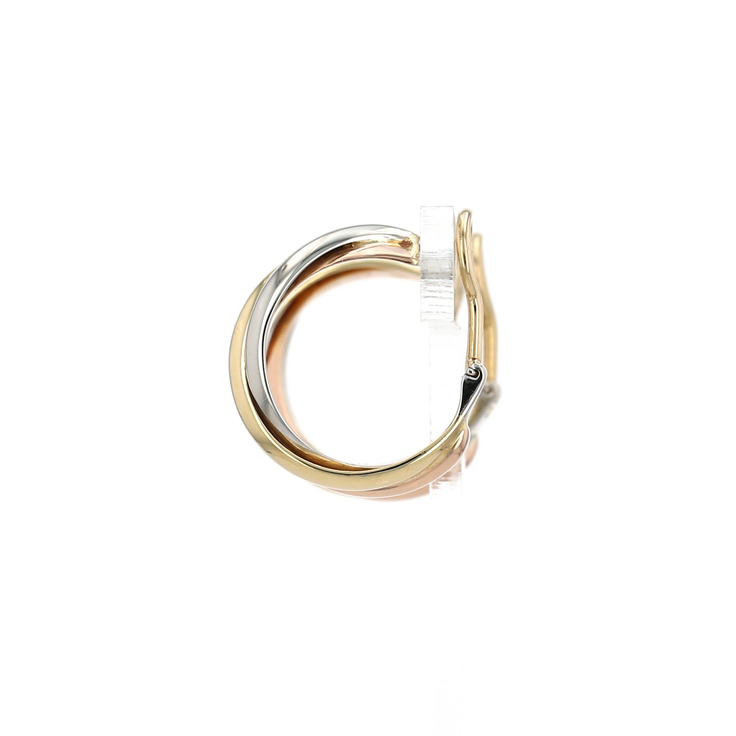 Cartier earrings in 3 golds - Detail D2