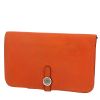 Hermès  Dogon wallet  in orange togo leather - 00pp thumbnail