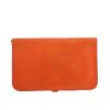 Hermès  Dogon wallet  in orange togo leather - Detail D4 thumbnail