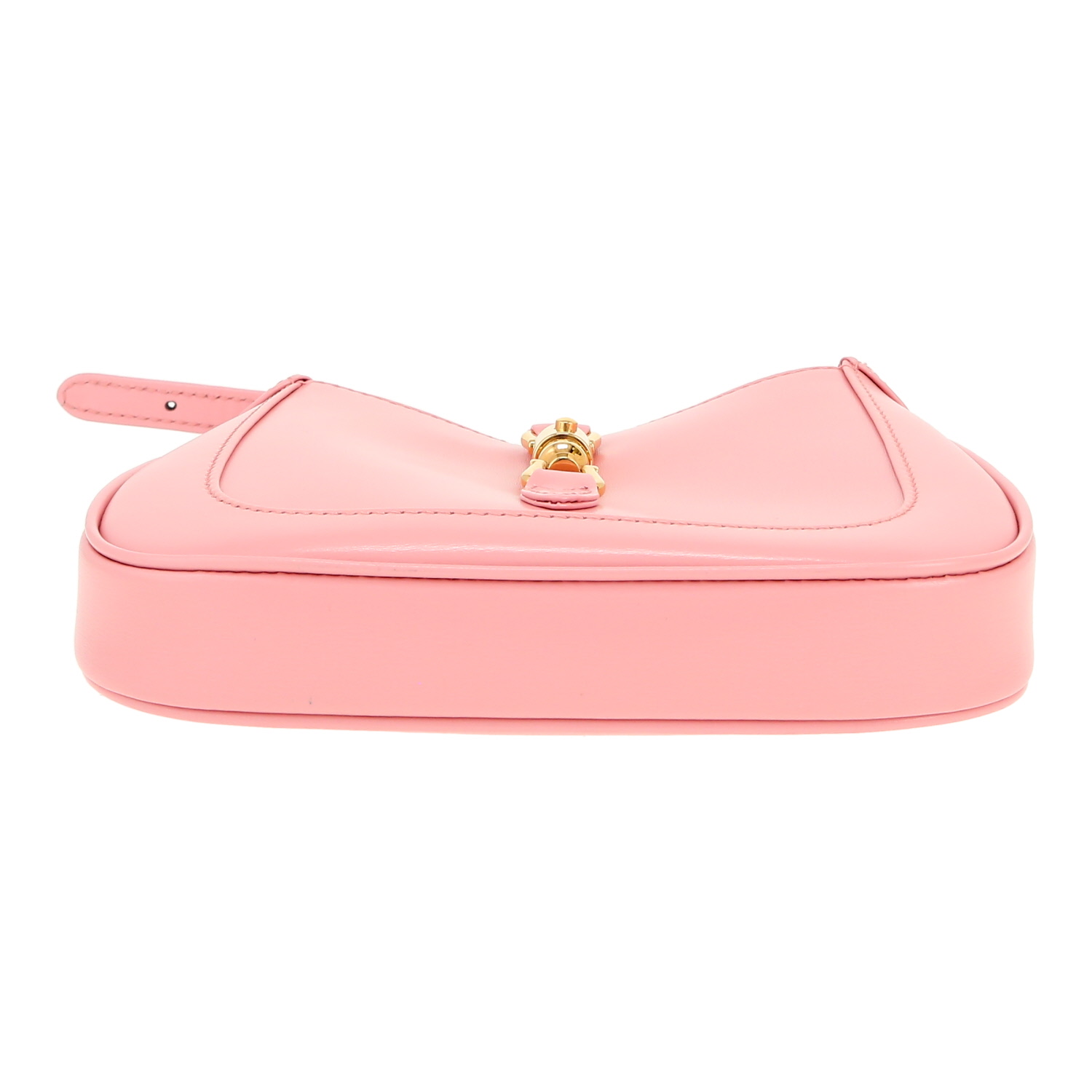 Bolso bandolera Gucci  Jackie mini  en cuero rosa - Detail D1