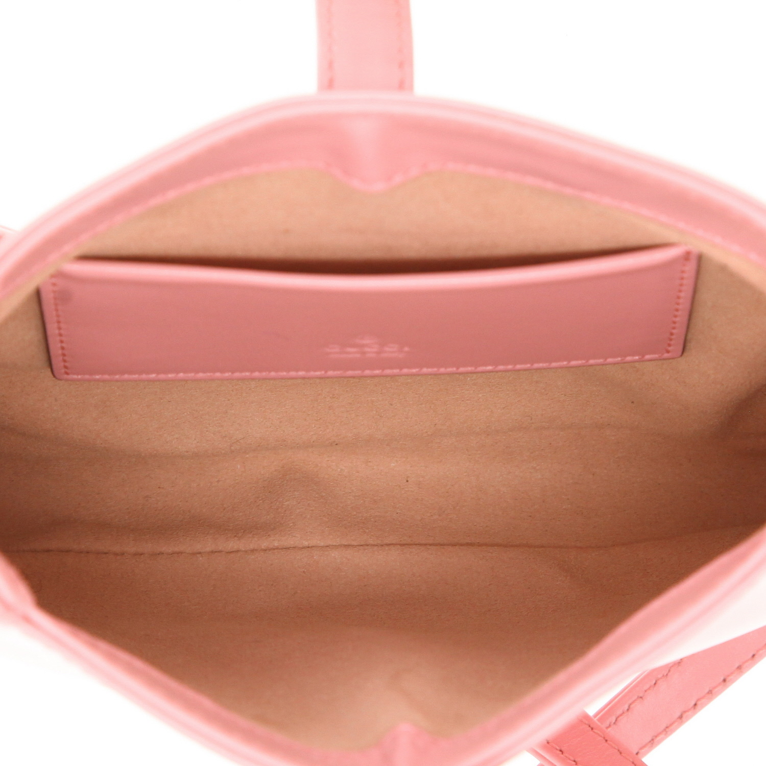 Gucci  Jackie mini  shoulder bag  in pink leather - Detail D3