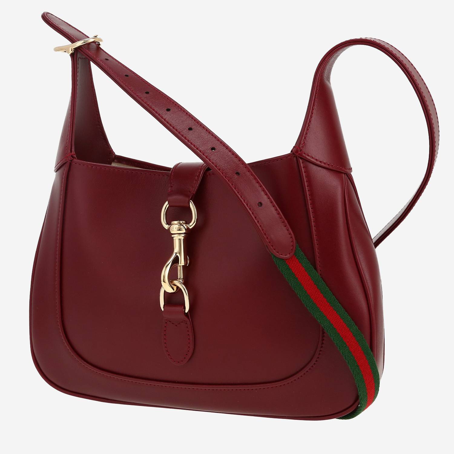 Borsa Gucci  Jackie 1961 modello medio  in pelle bordeaux