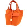Sac à main Hermès  Picotin Cargo en toile orange et cuir orange - 00pp thumbnail